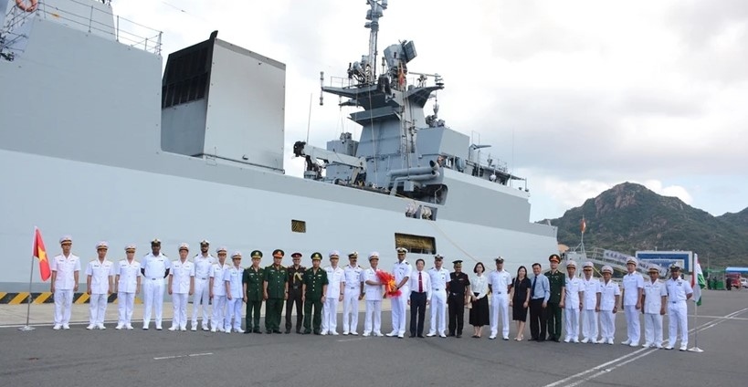 Indian corvette visits Khanh Hoa